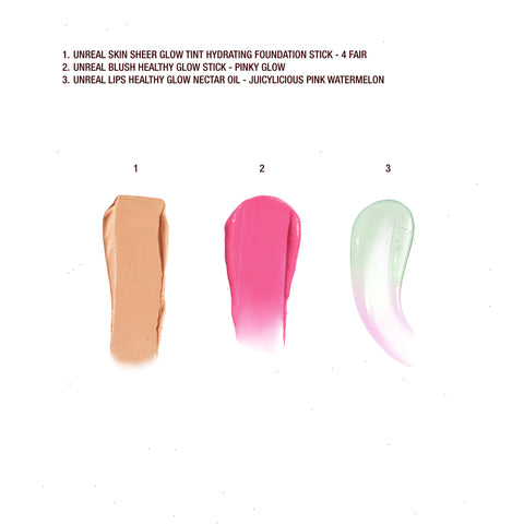 UNREAL SKIN, LIPS & CHEEKS KIT